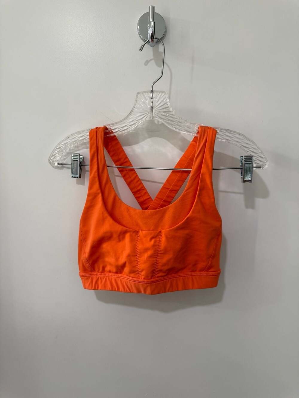 Lululemon Energy Bra Cross-Back Sports Bra in Bright Orange